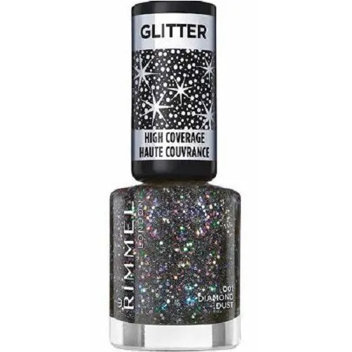 Rimmel London Glitter körömlakk - 001 Diamond Dust