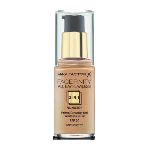 Max Factor Facefinity 3 in 1 alapozó - 77 Soft Honey