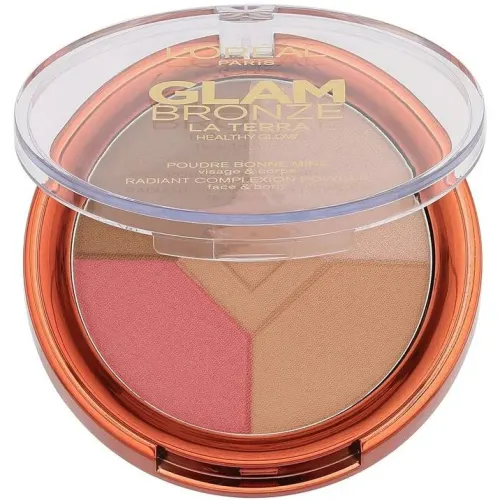 L'Oreal Glam Bronze Radiant Complexion bronzosító púder - 01 Light Laguna